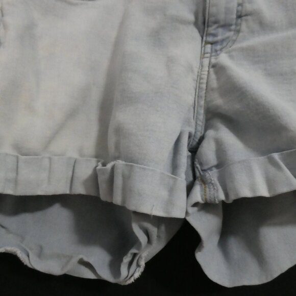 Unbranded | 14.5 inch waist measured | Faded Blue Denim Jean Shorts - Picture 7 of 16